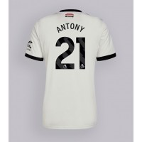 Camisa de Futebol Manchester United Antony #21 Equipamento Alternativo 2024-25 Manga Curta